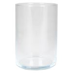 Vaso cilindrico di vetro SANYA OCEAN, trasparente, 15cm, Ø10,1cm