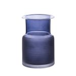 Vaso per candele BRUNILDA, blu chiaro, 20cm, Ø13,5cm