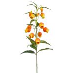 Große Kunstblume Laternenlilie NIZAR, orange-grün, 100cm, Ø2,5-3,5cm