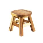 Blumenhocker NANNATI aus Holz, natur, 25cm, Ø26cm