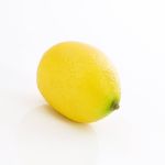 Limone di plastica JOSEFA, giallo, 7cm, Ø5cm