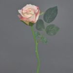 Rosa artificiale ELLI, rosa, 30cm, Ø6cm