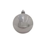 Pallina di Natale TEODORA, 6 pezzi, argento brillante, Ø7cm