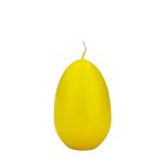 Candela di uovo di Pasqua LEONITA, giallo, 9cm, 6cm, 16h - Made in Germany