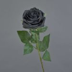 Kunstrose KAILIN, schwarz, 65cm, Ø9cm