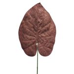 Samt Philodendron Scandens Blatt AOSHEN, braun, 70cm