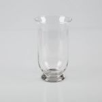 Vaso / lanterna LEA AIR in vetro, trasparente, 24 cm, Ø 14 cm