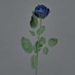 Kunst Rose FREIDA, Eco Collection, royalblau, 60cm, Ø4cm