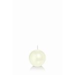 Candela a sfera MAEVA, avorio, Ø4,5cm, 4h - Made in Germany