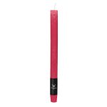 Candela lunga AURORA, lampone, 27cm, Ø2,2cm, 10h - Made in Germany
