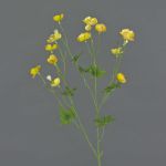 Ranuncolo di plastica NORA, giallo, 70cm, Ø2-3cm