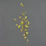 Ramo di forsizia di plastica IHRANI, fiorito, giallo, 90cm