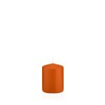Candela votiva / Candela a colonna MAEVA, arancione, 8cm, Ø6cm, 29h - Made in Germany
