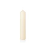 Candela da ciminiera / Candela da altare FRANZISKA, avorio, 50cm, Ø10cm, 414h - Made in Germany