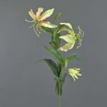 Corona finta di glorosia superba CELESTE, giallo, 75cm
