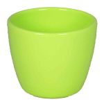 Piccolo vaso da fiori TEHERAN BASAR, ceramica, verde mela, 6cm, Ø7,5cm
