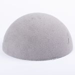 Mezza sfera di spugna floreale YERAY per fiori artificiali, grigio, 13 cm, Ø25 cm