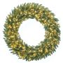 Ghirlanda di abete sintetica AMARILLO, verde, LED, Ø 60 cm