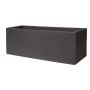 Fioriera rettangolare NALTIS in plastica, grigio scuro, 100x40x40 cm