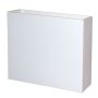 Vaso da fiori ERVOK in plastica, bianco, 80x25x70 cm