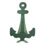 Spugna da infioristica umida OASIS® a forma di ancora, base in legno Bioline, supporto in legno, verde, 51,5x31,5x4,5 cm