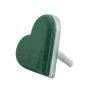 OASIS® Spugna da infilaggio a umido, supporto per bouquet a forma di cuore con manico in plastica, base in schiuma rigida EcoBase, verde, 19x19 cm