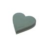 OASIS® schiuma da infioratura a umido a forma di cuore, decorazioni nuziali, base in schiuma rigida EcoBase, verde, 50x50x5 cm