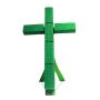 OASIS® schiuma da infioratura a umido a forma di croce, composizioni funebri, base in legno Bioline, supporto in legno, verde, 85x50x5,5 cm
