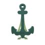 OASIS® Spugna da infilaggio a umido a forma di ancora, base in legno Bioline, supporto in legno, verde, 80x52x5,5 cm