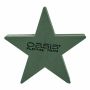 OASIS® Spugna da infioratura a umido a forma di stella, base in legno Bioline, verde, 40x40x5,5 cm