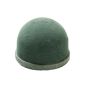 OASIS® Spugna da infioratura a umido a forma di urna semisferica, composizioni floreali funebri, base in schiuma rigida EcoBase, cuscinetto adesivo, verde, 5,5 cm, Ø 6,5 cm