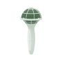 OASIS® Spugna da infilaggio a umido, supporto per bouquet da sposa con manico in plastica, griglia, verde, Ø 8 cm