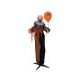Clown terrificante di Halloween MAMORUN, palloncino, funzione movimento-suono, LED, 80x40x170cm