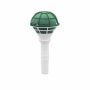 OASIS® Spugna da infilaggio a umido, supporto per bouquet da sposa, manico in plastica, griglia, verde, Ø 8 cm