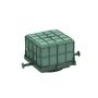 OASIS® schiuma da infioratura per corteo nuziale, decorazioni di nozze, base in plastica, griglia, ventosa, verde, 11x11x9 cm