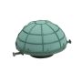 OASIS® Schiuma da infioratura per auto Corso, decorazioni nuziali, base in plastica, griglia, con ventosa, verde, 13 cm, Ø 20 cm