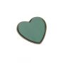 OASIS® Schiuma da infioratura umida a forma di cuore, vaschetta in carta riciclata Biolit, verde, 28x25,5x4 cm