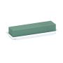 Spugna da composizione umida OASIS® rettangolare per composizioni floreali, in vaschetta in Papercompound, bianco-verde, 25x9x5 cm
