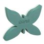 OASIS® Spugna da composizione a umido a forma di farfalla, base in polistirolo espanso rigido, verde, 34,5x27,5x6cm