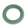 Spugna da composizione a umido OASIS® a forma di anello, base in schiuma rigida EcoBase, verde, 4,5 cm, Ø 30 cm