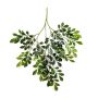 Ramo artificiale di rombi d’arancio SCUTI, difficilmente infiammabile, verde, 70 cm