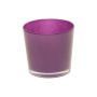 Vaso da piante ALENA, vetro, viola scuro, 9,5cm, Ø11,5cm