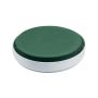 OASIS® Vaschetta rotonda di base umida per composizioni floreali, in contenitore di plastica, verde-bianco, 6 cm, Ø 25 cm