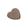 OASIS® schiuma da composizione a umido a forma di cuore, NatureSource 20% materie prime di origine biologica, vaschetta in carta riciclata Biolit, marrone, 17x17x4 cm