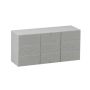Blocco di schiuma da infiorescenze OASIS® per fiori artificiali, con linee di taglio, grigio, 23x11x7,5 cm