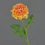 Fiore decorativo ranuncolo GRINTEL, arancione-salmone, 45 cm, Ø 9 cm