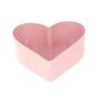 Ciotola decorativa a forma di cuore HAVIN in plastica, rosa, 15x15x7 cm