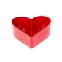 Ciotola decorativa a forma di cuore HAVIN in plastica, rossa, 22x20x7,5 cm
