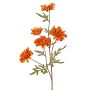Ramo artificiale di crisantemo PRUDENCE, Eco Collection, giallo-arancio, 75 cm, Ø 5-6,5 cm