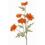 Ramo artificiale di crisantemo PRUDENCE, Eco Collection, arancione-giallo, 75cm, Ø5-6,5cm
